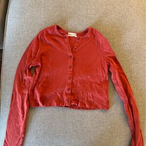 Urban outfitters red cardigan